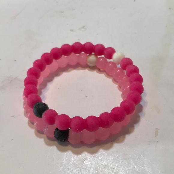 2 Pink Breast Cancer Support Lokai Bracelets - Light Pink & Deep Pink OSFM NWOT - Picture 5 of 7
